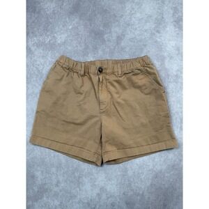 Chubbies Originals Chino Shorts Brown Tan Men M 5.5" Cotton Stretch Outdoor Hike